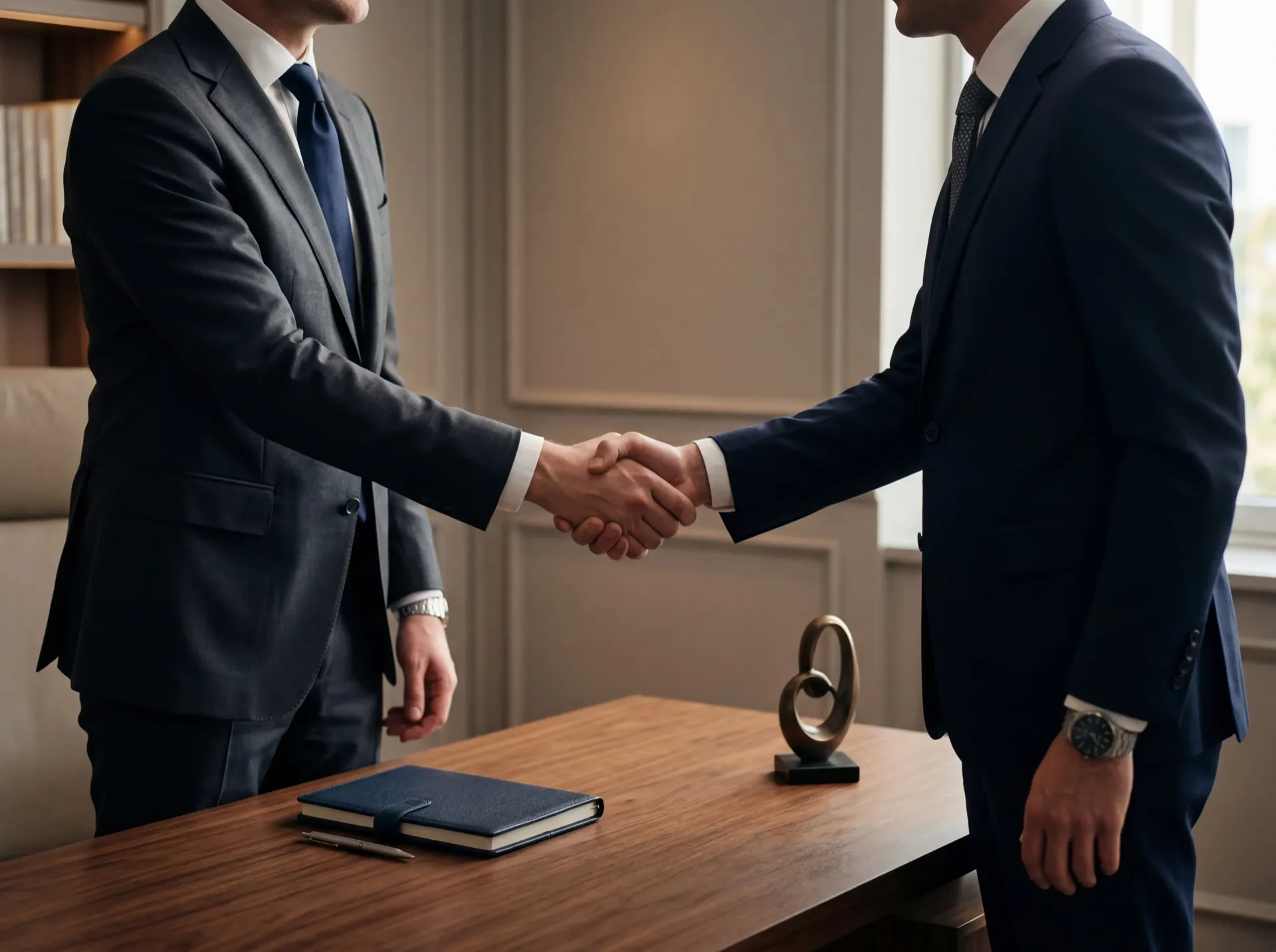 Professional handshake